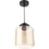 Buy Mikelo pendant lamp - Metal and crystal Black 59331 at MyFaktory