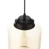 Buy Mikelo pendant lamp - Metal and crystal Black 59331 in the United Kingdom