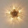 Buy Lydia wall lamp with 5 bulbs - Metal Gold 59341 - prices