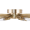 Buy Lydia wall lamp with 5 bulbs - Metal Gold 59341 - in the UK