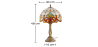 Buy Tiffany table lamp - Crystal Multicolour 59350 with a guarantee