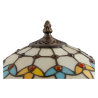 Buy Tiffany table lamp - Crystal Multicolour 59350 in the United Kingdom