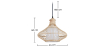 Buy Amazona ceiling lamp Design Boho Bali - Bamboo Natural wood 59353 with a guarantee
