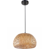 Buy Bali twisted Design Boho Bali ceiling lamp - Bamboo Natural wood 59354 - in the UK