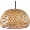 Buy Bali twisted Design Boho Bali ceiling lamp - Bamboo Natural wood 59354 in the United Kingdom