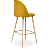 Buy Fabric Upholstered Stool - Scandinavian Design - 76cm - Bennett Yellow 59356 - prices