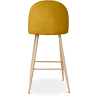 Buy Fabric Upholstered Stool - Scandinavian Design - 73cm - Bennett Yellow 59356 - in the UK