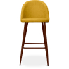 Buy Fabric Upholstered Stool - Scandinavian Design - 76cm - Bennett Yellow 59357 - in the UK