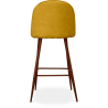 Buy Fabric Upholstered Stool - Scandinavian Design - 76cm - Bennett Yellow 59357 with a guarantee