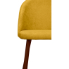 Buy Fabric Upholstered Stool - Scandinavian Design - 76cm - Bennett Yellow 59357 - prices