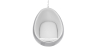 Buy Suspension Ele Chair - Coloured shell - Fabric Light grey 59352 - in the UK