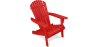 Buy Adirondack Garden Chair - Wood Red 59415 at MyFaktory