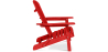 Buy Adirondack Garden Chair - Wood Red 59415 in the United Kingdom