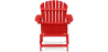 Buy Adirondack Garden Chair - Wood Red 59415 with a guarantee