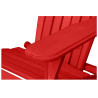 Buy Adirondack Garden Chair - Wood Red 59415 with a guarantee