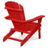 Buy Adirondack Garden Chair - Wood Red 59415 in the United Kingdom