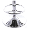 Buy Swivel Chromed Metal Bottle Cap Bar Stool - Height Adjustable White 49737 at MyFaktory