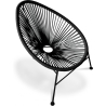 Buy Acapulco Chair - Black Legs Black 58294 - in the UK