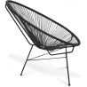 Buy Acapulco Chair - Black Legs Black 58294 with a guarantee