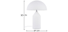 Buy Frey  Desk Lamp - White - Glass White 13291 with a guarantee