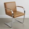 Buy Bruno design office Chair  - Premium Leather Black 16808 in the United Kingdom