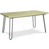 Buy 150x90 Holly Industrial dining table style Hairpin legs - Wood and metal Natural wood 59465 - in the UK