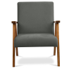 Buy Stella upholstered Scandinavian style armchair - Fabric Taupe 59592 - prices