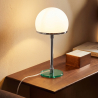Buy Bauha Desk Lamp - Chrome Copper/Opal Glass White 13292 - prices