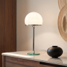 Buy Bauha Desk Lamp - Chrome Copper/Opal Glass White 13292 - prices