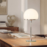 Buy Bauha Desk Lamp - Chrome Copper/Opal Glass White 13292 in the United Kingdom