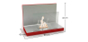Buy Contemporary Wall-Mounted Ethanol Fireplace - VPF-OXY-452R-Glossy Red Red 16939 - in the UK