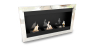 Buy Contemporary Wall-Mounted Ethanol Fireplace - VPF-FD51S-CHROME Mirror 17058 - in the UK