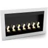Buy Contemporary Wall-Mounted Ethanol Fireplace - VPF-FD50-WHITE White 17140 - in the UK