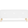 Buy Wooden TV Stand - Scandinavian Design - Quenby  Grey 59654 home delivery