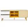 Buy Wooden TV Stand - Scandinavian Design - Erica  Yellow 59657 - prices