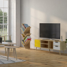 Buy Wooden Bookshelf - Modern Design - Vanu Blue 59643 - in the UK