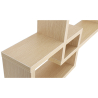 Buy Wooden Wall Shelf - Box Design - Dagoa Natural wood 59645 at MyFaktory