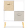 Buy  Wooden Shelf - Scandinavian Design - Small - Honuk White 59649 - in the UK