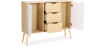 Buy Wooden Sideboard - Scandinavian Design - 3 drawers - Regir Natural wood 59652 at MyFaktory