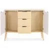 Buy Wooden Sideboard - Scandinavian Design - 3 drawers - Regir Natural wood 59652 in the United Kingdom