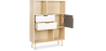 Buy Wooden Bookshelf - Scandinavian Design - Polani Natural wood 59648 home delivery