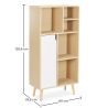 Buy Wooden Sideboard - Scandinavian Design - Large - Rion Natural wood 59646 - in the UK