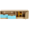 Buy Wooden TV Stand - Scandinavian Design - Yumi Multicolour 59656 - prices