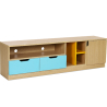 Buy Wooden TV Stand - Scandinavian Design - Yumi Multicolour 59656 at MyFaktory