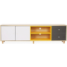 Buy Wooden TV Stand - Scandinavian Design - Eniva Multicolour 59661 - in the UK