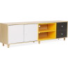 Buy Wooden TV Stand - Scandinavian Design - Eniva Multicolour 59661 - prices