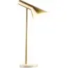 Buy Antonello desk lamp - Metal and marble Gold 59576 - prices