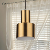 Buy Basilio hanging lamp - Metal Gold 59579 at MyFaktory
