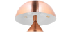 Buy Milano desk lamp - Metal Chrome Rose Gold 59581 in the United Kingdom