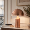 Buy Milano desk lamp - Metal Chrome Rose Gold 59581 - in the UK